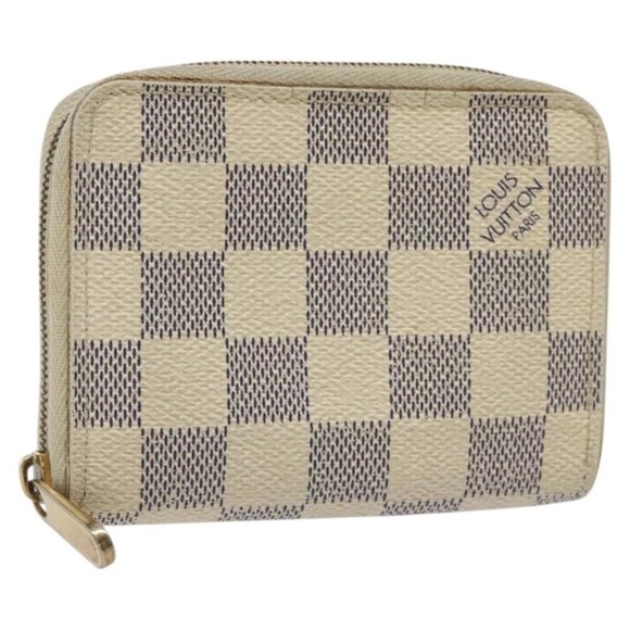 LOUIS VUITTON Damier Azur Zippy Coin Purse N60138 LV Auth am8028 - Picture 1 of 16